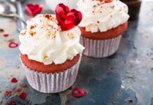 Ruby Red Velvet Cupcakes