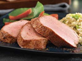 Pork tenderloin with Asian dry rub