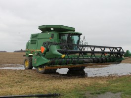 Combine in water