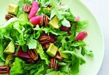 Avocado, Grapefruit Salad with Grapefruit Vinaigrette and Toasted Pecans avocado grapefruit salad