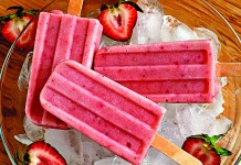 Strawberry Banana Smoothie Ice Pops Strawberry Ice Pops