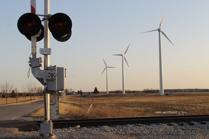 wind turbines