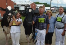 Bean family shows grand champion at Western Pa. Holstein Championship