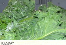 Keeping kale fresh in the freezer