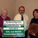 Holmes SWCD honors Mineral Ridge Farm