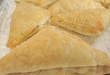 Chocolate Turnovers Recipe A baking tray full of Chocolate Turnovers