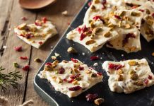 “Egg Nog” White Chocolate Bark