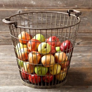 Wire apple basket from Williams-Sonoma