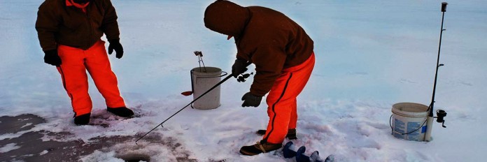 ice fishing