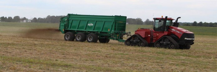 no-till manure spreader