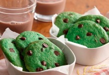 Mint Chocolate Chip Cookies