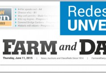 Farm and Dairy unveils print redesign Farm and Dairy redesign unveiled