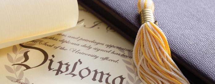 diploma and tassel