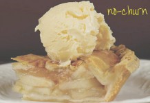 Here’s the scoop on no-churn ice cream apple pie a la mode
