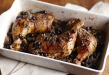 Blueberry-Balsamic Glazed Rosemary Chicken
