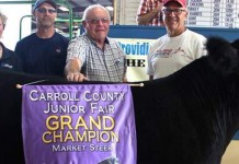 Carroll County Fair 2015 Carroll County 2015 Grand Champion Market Steer
