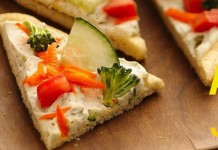 Ask Jen about her garden harvest veggie pizza