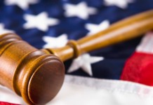 Union sues Ohio to keep prison farms open gavel on U.S. flag