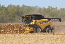 Farmers leasing more equipment FSR New Holland combine