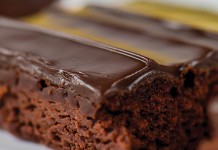 Rich Chocolate Brownies with Frosting brownies with chocolate icing