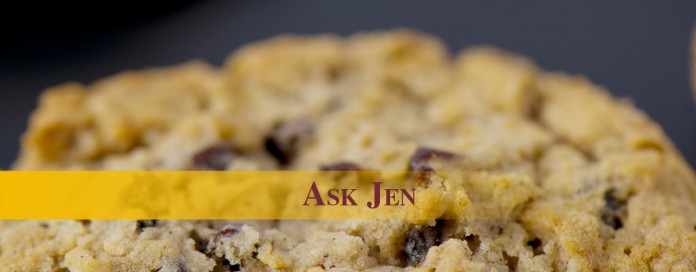 Ask Jen text with cookie