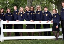#ThankstoFFA, my future is bright 2015-2016 Ohio State FFA Officer team