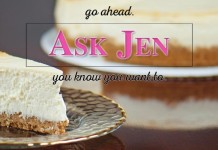 Tiny little cheesecakes and why they make the world go ‘round cheesecake with Ask Jen text
