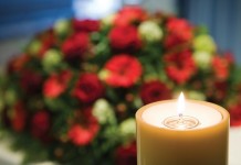 Always our sunshine, you will be missed candle