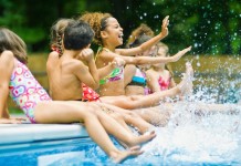 The family pool was a place for memories swimming pool splash