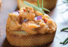 Crostini w/ Cannellini Beans & Micro Herbs