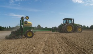 planting soybeans