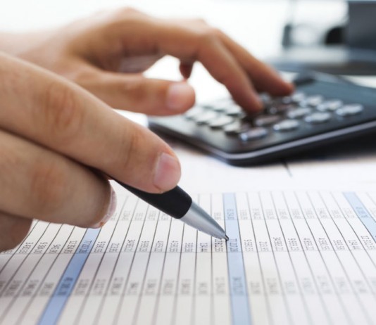 finance sheet and calculator