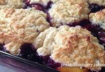 Dad’s favorite peach-blueberry cobbler peach blueberry cobbler