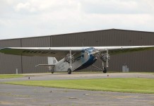 Flying copilot in a piece of history 1929 Ford 4-AT plane