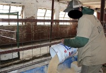 Ohio’s prison farm dairy cattle net $1.3 million Inmate pouring feed