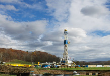 Ohio legislators debate bill that would establish carbon capture and sequestration wells Guernsey Co. shale well rig