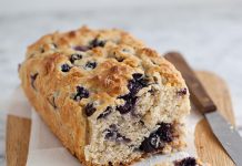 Blueberry Oatmeal Bread