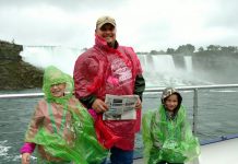Niagara Falls with the Harris family