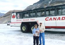 Visiting the ice fields with the McKarns