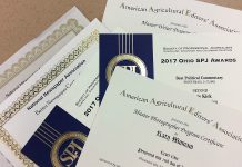 Farm and Dairy earns state, national awards Farm and Dairy writing awards 2017