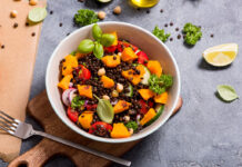 Black Bean and Roasted Pumpkin Salad