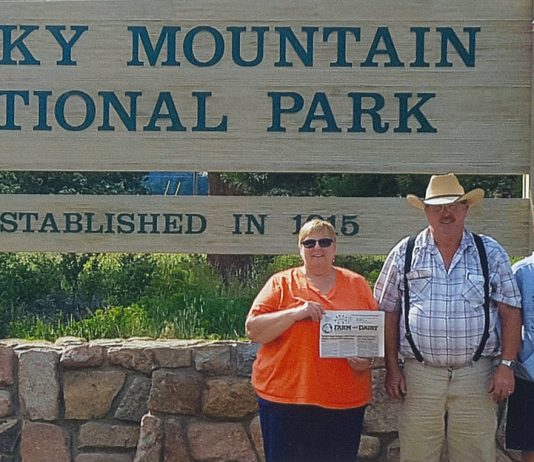 The Larrick family visits Rocky Mountain National Park