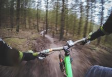 Landscape contracting student blazes his own trail mountain biking