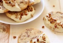Maple Rum Pecan Icebox Cookies