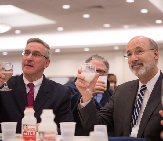 Russell Redding and Pa. Gov. Tom Wolf