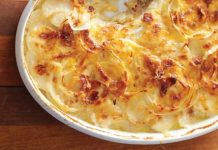 Super Cheesy Bacon and Onion Potato Gratin Super Cheesy Bacon and Onion Potato Gratin