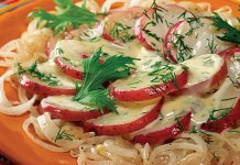 Bistro Potato Salad with Caramelized Onions