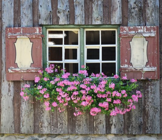 farmhouse window