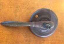 Can you identify this wooden antique tool?