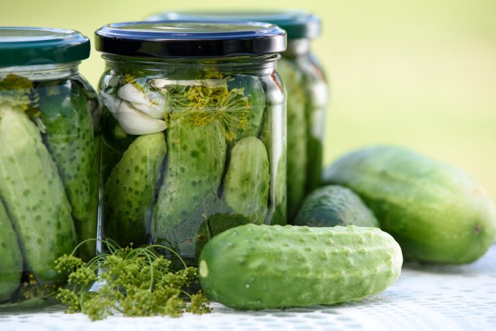 pickled cucumbers